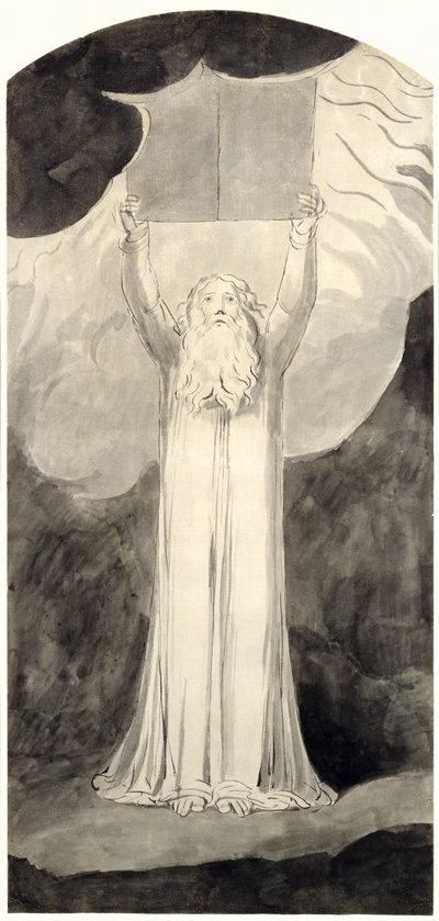 Moïse recevant la Loi, c.1780 - William Blake